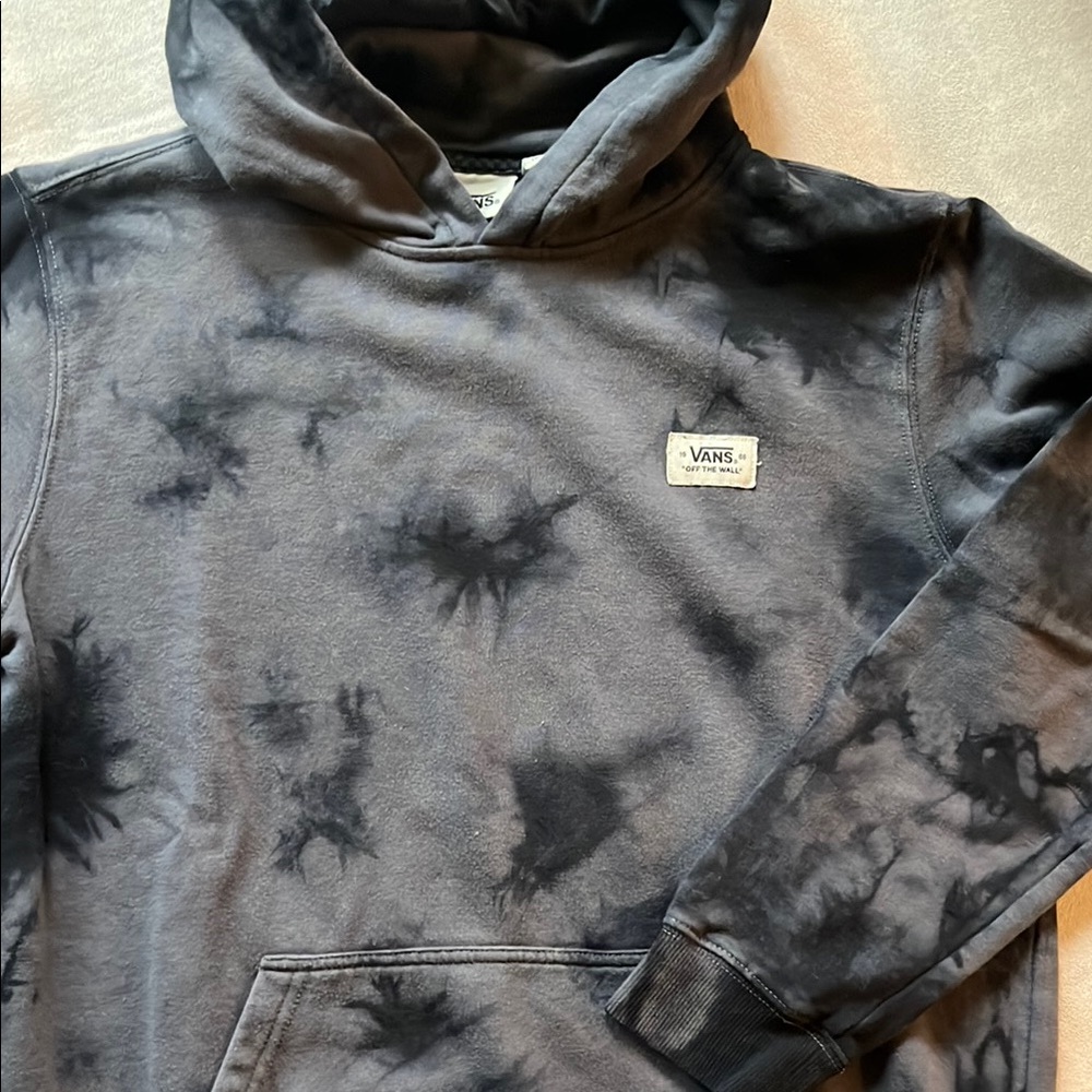 Vans Men's Tie-Dye Hoodie - Black